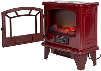 Duraflame Red Electric Freestanding Fireplace review