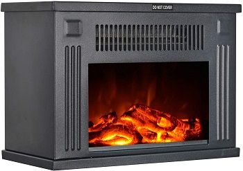 GMHome 14 Inches Mini Electric Fireplace