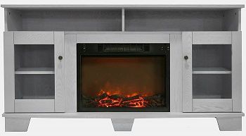 Cambridge Savona Fireplace Mantel with Electronic Fireplace