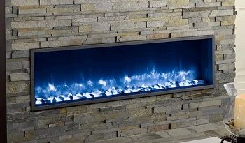 DYNASTY Built-In Electric LED Fireplace