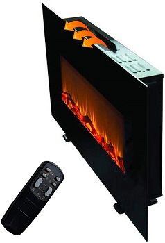 FLAME&SHADE Electric Fireplace Heater review