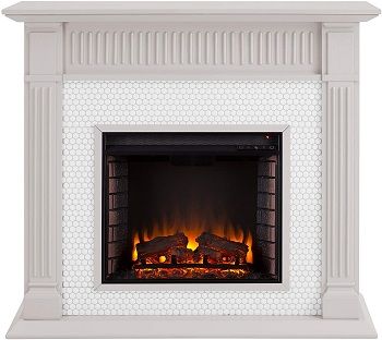 Furniture HotSpot Chessing Penny Tiled Electric Fireplace review