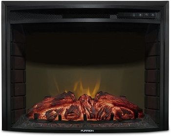 Furrion 26” Curved Glass Electric Fireplace
