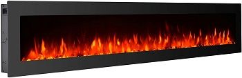GMHome 60'' Freestanding And Wall-Mount Electric Fireplace