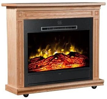 Heat Surge Roll-N-Glow Amish Electric Fireplace
