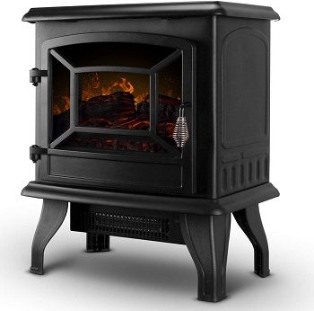 Mandycng Freestanding Hallway Electric Fireplace