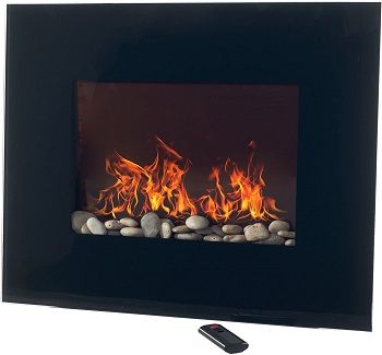 Northwest 80-EF451S Glass Panel Electric Fireplace