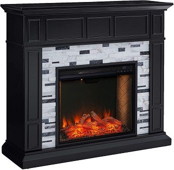 SEI Smart Drovling Marble Fireplace With Alexa