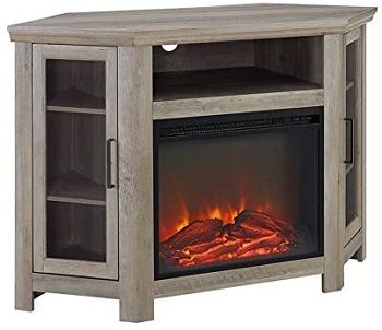 Walker Edison Corner Fireplace TV Stand review