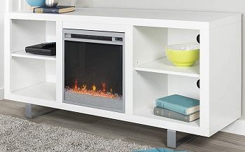 Wide 58'' Simple Modern Electric Fireplace