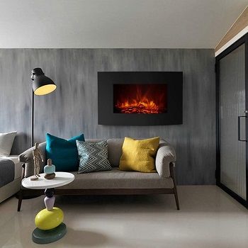 wall-hanging-electric-fireplace