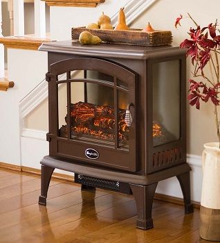 Dura Heat Indoor Home Compact Electric Fireplace