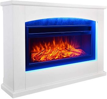 GMHome 47'' Electric Fireplace With Back Lights