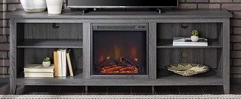 Home Accent Furnishings Lucas TV Stand With Electric Fireplace