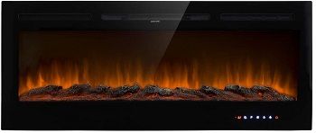 Homedex 50 Recessed Mounted Electric Fireplace Insert review