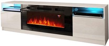 MEBLE FURNITURE & RUGS York 02 Electric Fireplace