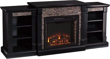 Southern Enterprises Ganyan Faux Stone Electric Fireplace review