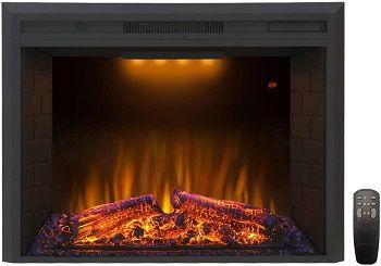 Valuxhome 30 Inches Electric Fireplace Insert