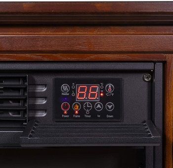 XtremepowerUS Electric Fireplace Wheel review