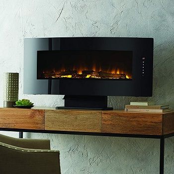black-electric-fireplace