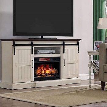 white-electric-fireplace